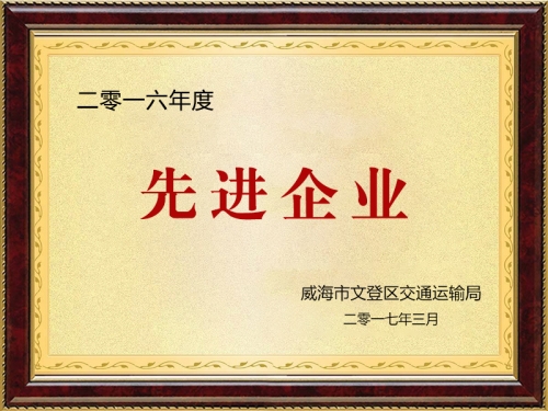 2016年度先進(jìn)企業(yè)